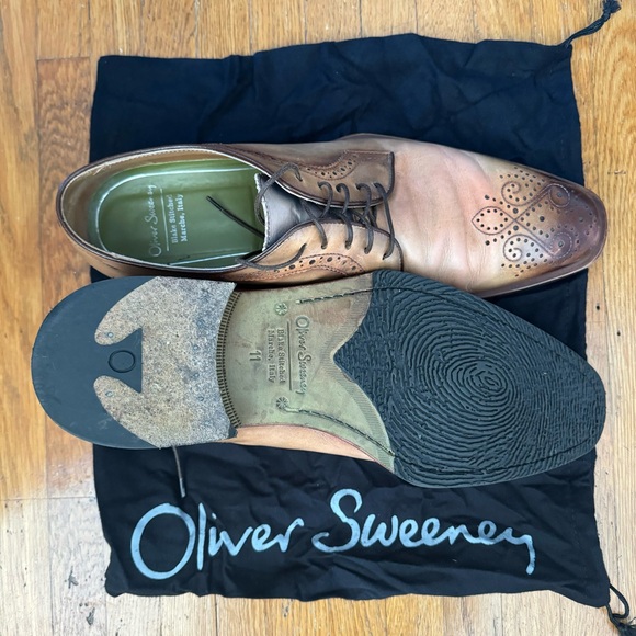 Oliver Sweeney Blake Stitched Italian Leather - Picture 6 of 8